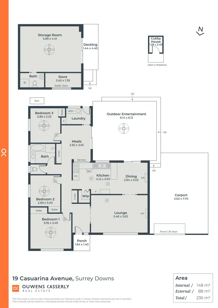 Floorplan of Homely house listing, 19 Casuarina Avenue, Surrey Downs SA 5126
