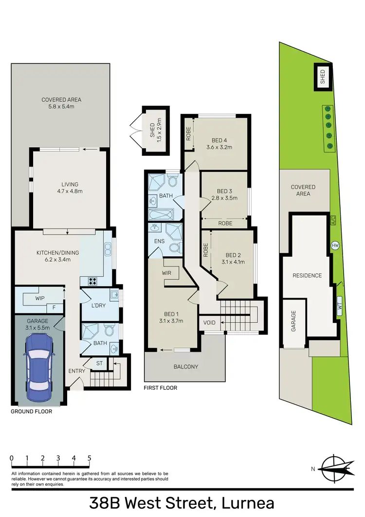 Floorplan of Homely house listing, 38B West Street, Lurnea NSW 2170