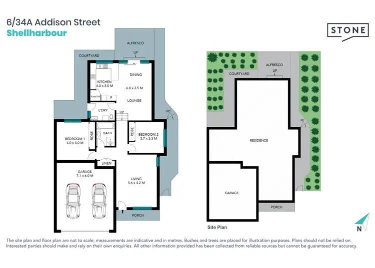 Floorplan of Homely villa listing, 6/34A Addison Street, Shellharbour NSW 2529