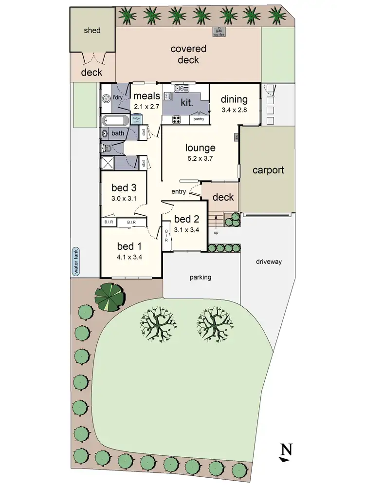 Floorplan of Homely house listing, 39 Meadowgate Drive, Chirnside Park VIC 3116