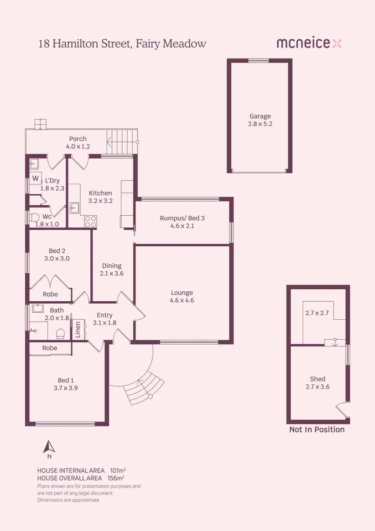 Floorplan of Homely house listing, 18 Hamilton Street, Fairy Meadow NSW 2519