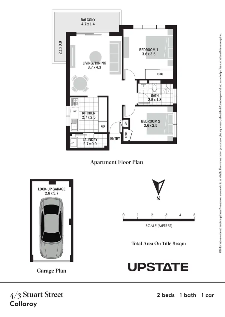 Floorplan of Homely unit listing, 4/3 Stuart Street, Collaroy NSW 2097