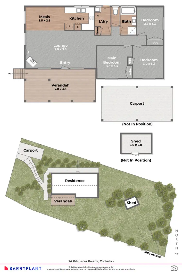 Floorplan of Homely house listing, 24 Kitchener Parade, Cockatoo VIC 3781