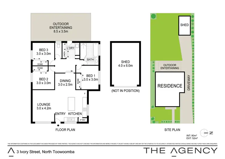 Floorplan of Homely house listing, 3 Ivory Street, North Toowoomba QLD 4350