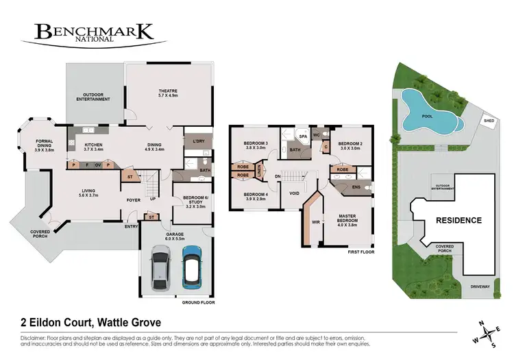 Floorplan of Homely house listing, 2 Eildon Court, Wattle Grove NSW 2173