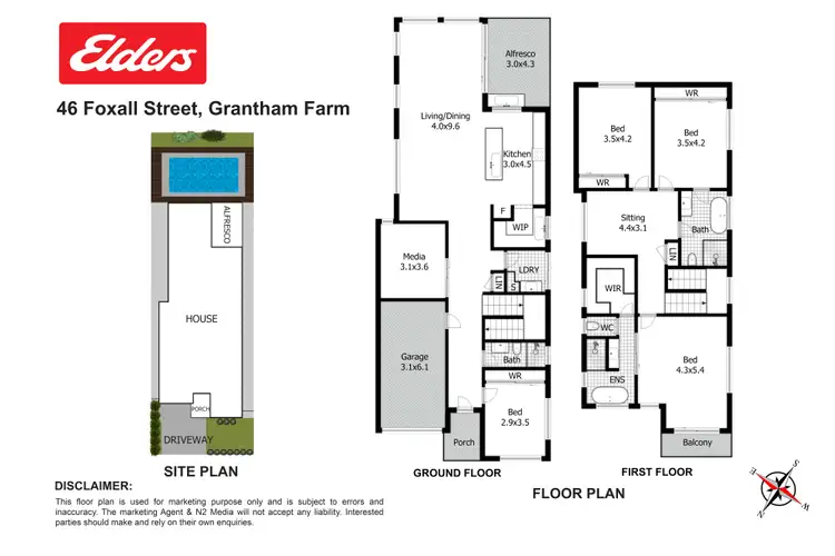 Floorplan of Homely house listing, 46 Foxall Street, Riverstone NSW 2765