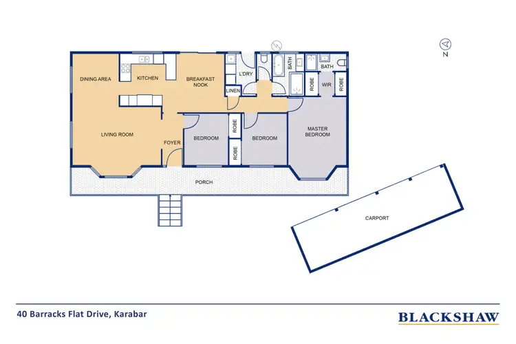 Floorplan of Homely house listing, 40 Barracks Flat Drive, Karabar NSW 2620