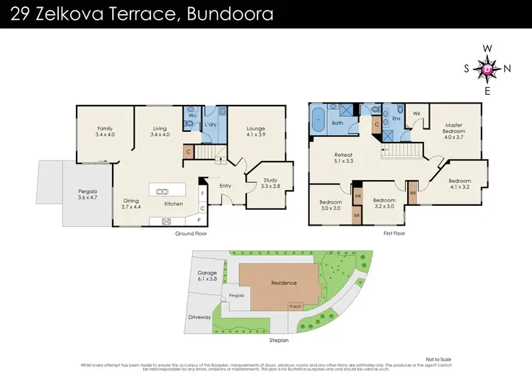 Floorplan of Homely house listing, 29 Zelkova Terrace, Bundoora VIC 3083