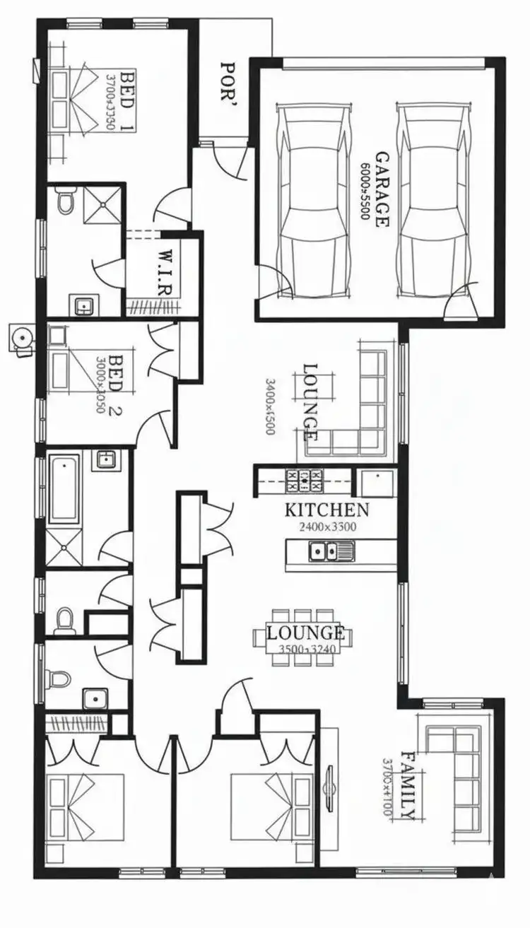 Floorplan of Homely house listing, 22 Colosseum Drive, Strathtulloh VIC 3338
