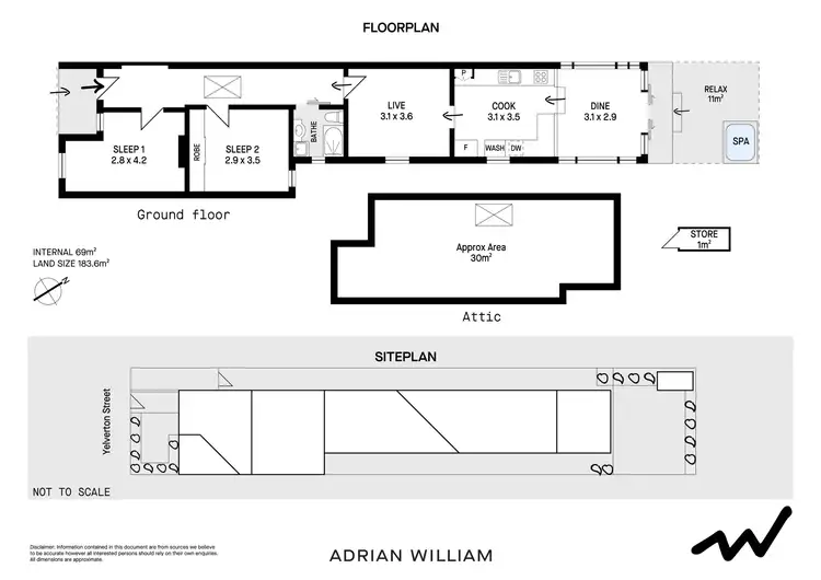 Floorplan of Homely house listing, 69 Yelverton Street, Sydenham NSW 2044