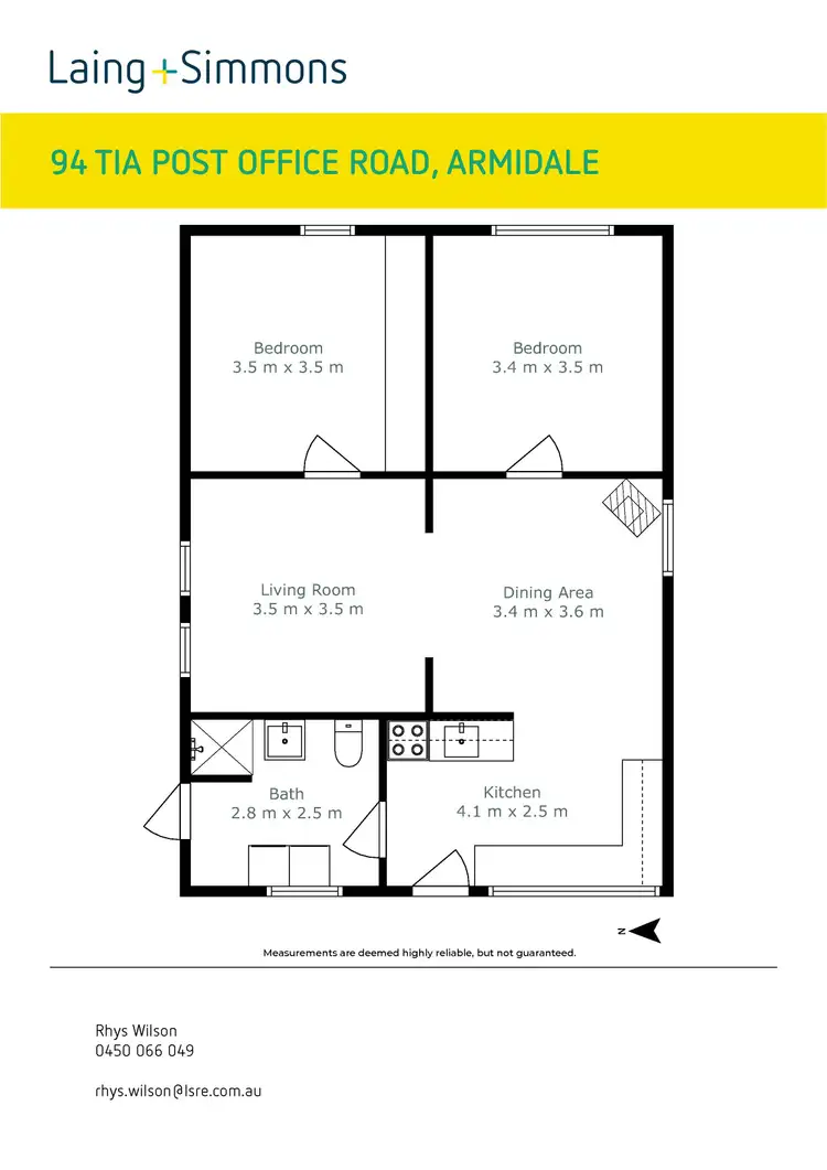 Floorplan of Homely rural property listing, 94 Tia Post Office Road, Walcha NSW 2354