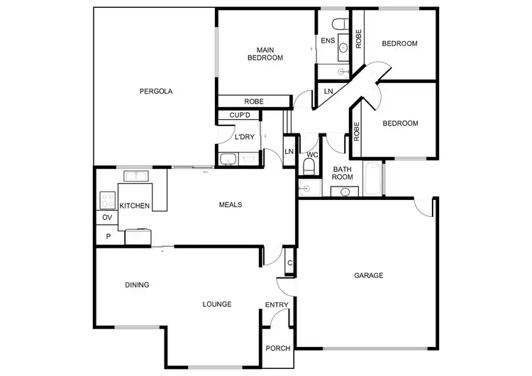 Floorplan of Homely villa listing, 6/29 Temperley Street, Nicholls ACT 2913