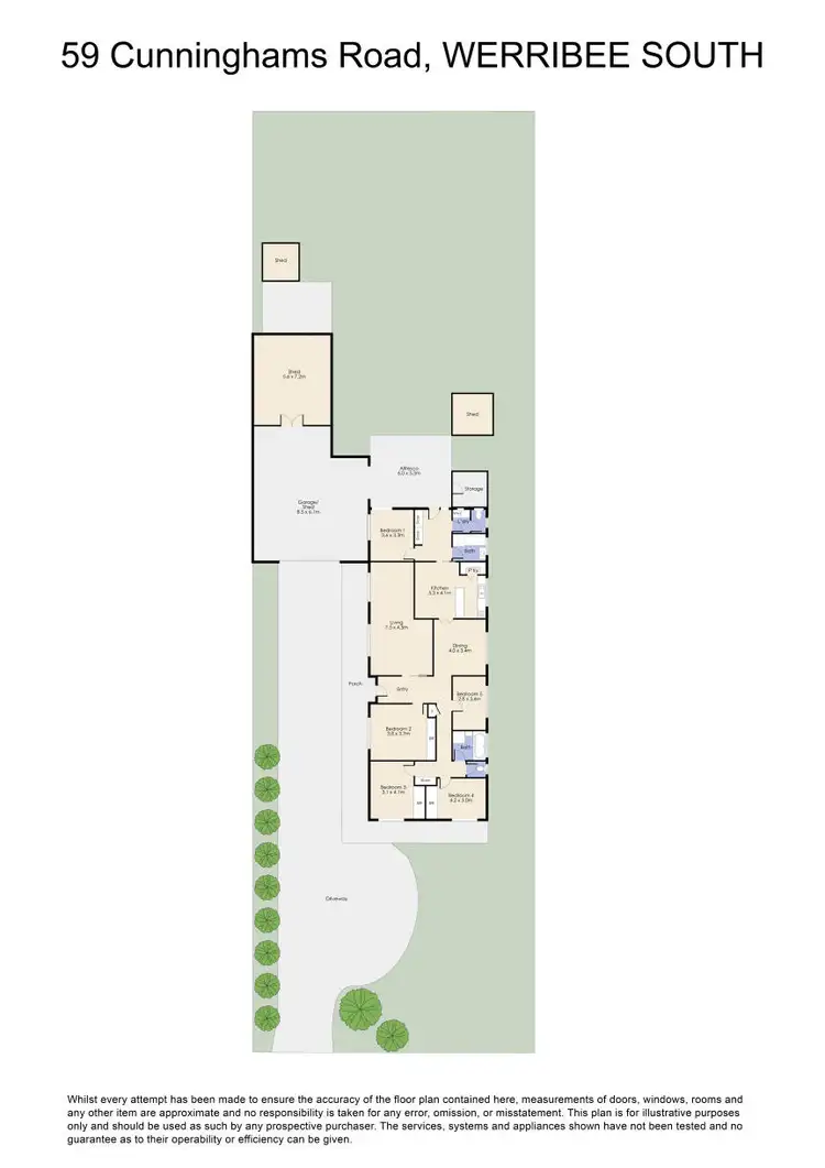 Floorplan of Homely house listing, 59 Cunninghams Road, Werribee South VIC 3030