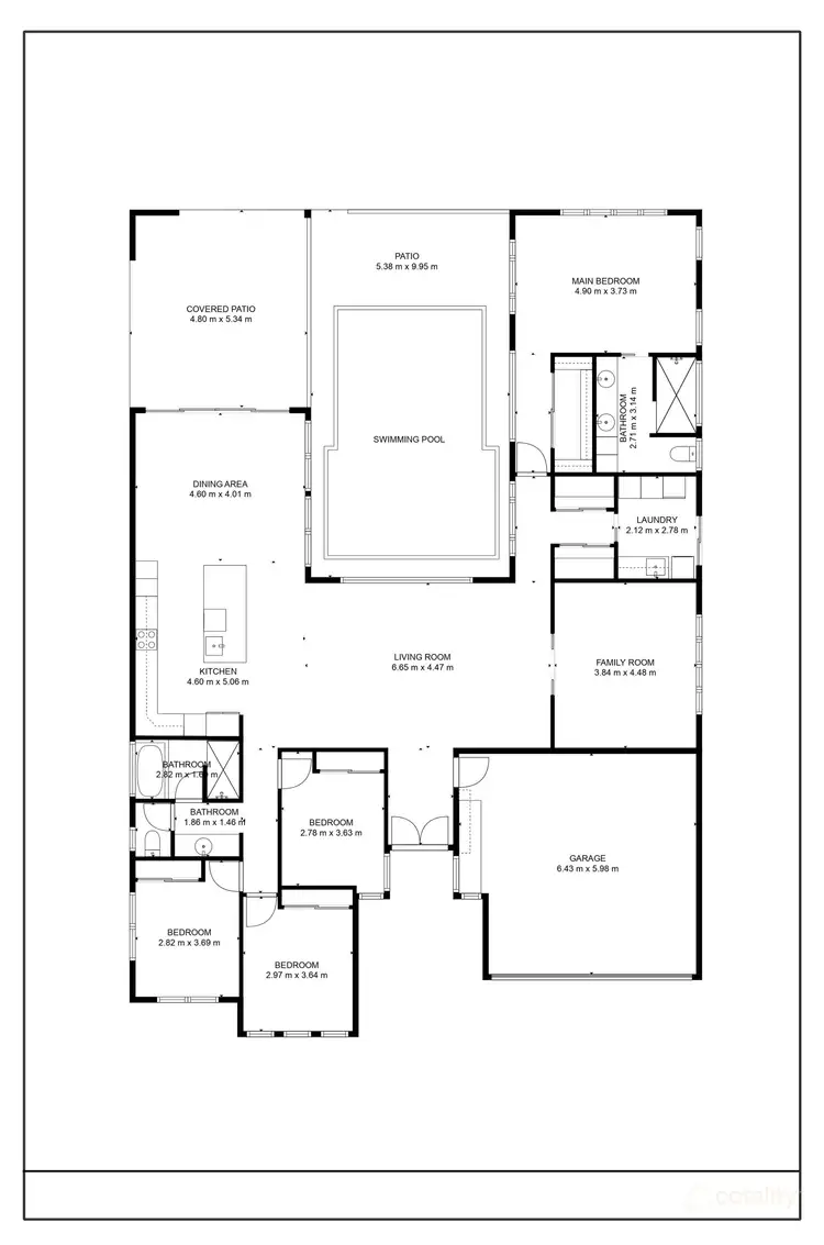 Floorplan of Homely house listing, 4 Billingai Close, Palm Cove QLD 4879