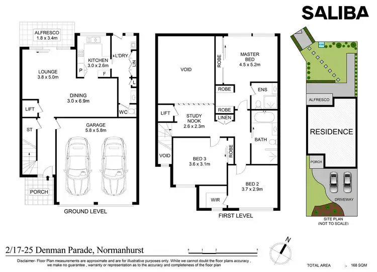 Floorplan of Homely townhouse listing, 2/17-25 Denman Parade, Normanhurst NSW 2076