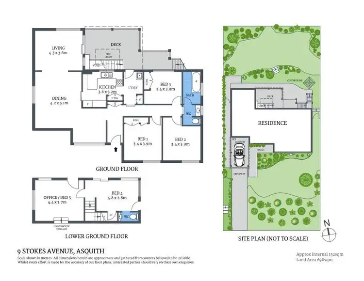 Floorplan of Homely house listing, 9 Stokes Avenue, Asquith NSW 2077
