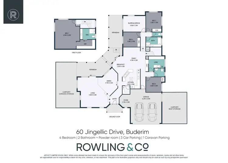 Floorplan of Homely house listing, 60 Jingellic Drive, Buderim QLD 4556