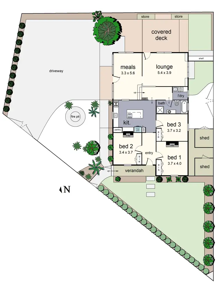 Floorplan of Homely house listing, 14 Maroondah Highway, Lilydale VIC 3140