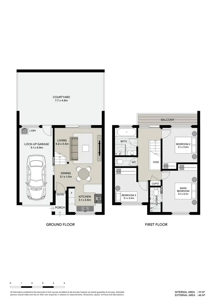 Floorplan of Homely townhouse listing, 11/74 Ocean View Drive, Wamberal NSW 2260
