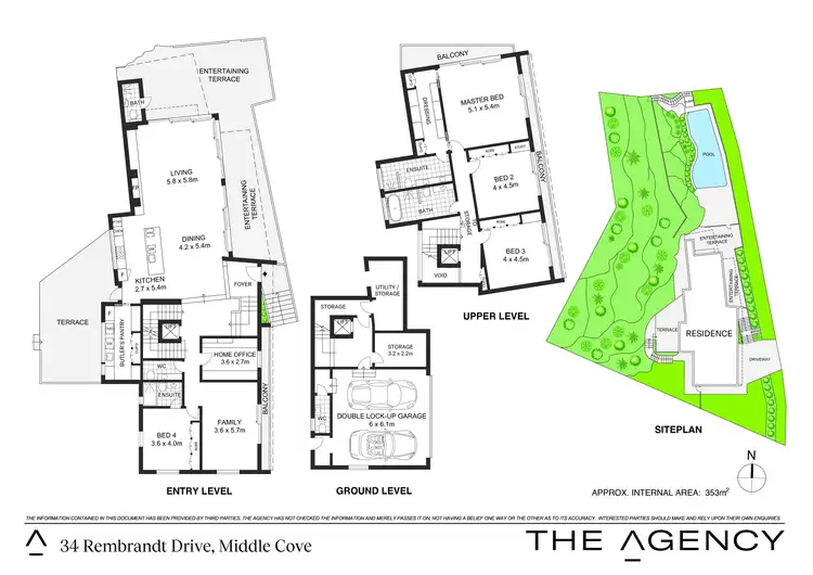 Floorplan of Homely house listing, 34 Rembrandt Drive, Middle Cove NSW 2068