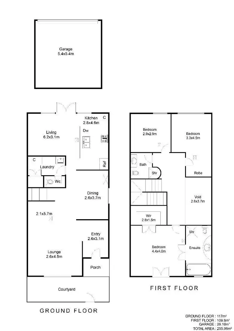 Floorplan of Homely house listing, 98 Ward Street, North Adelaide SA 5006