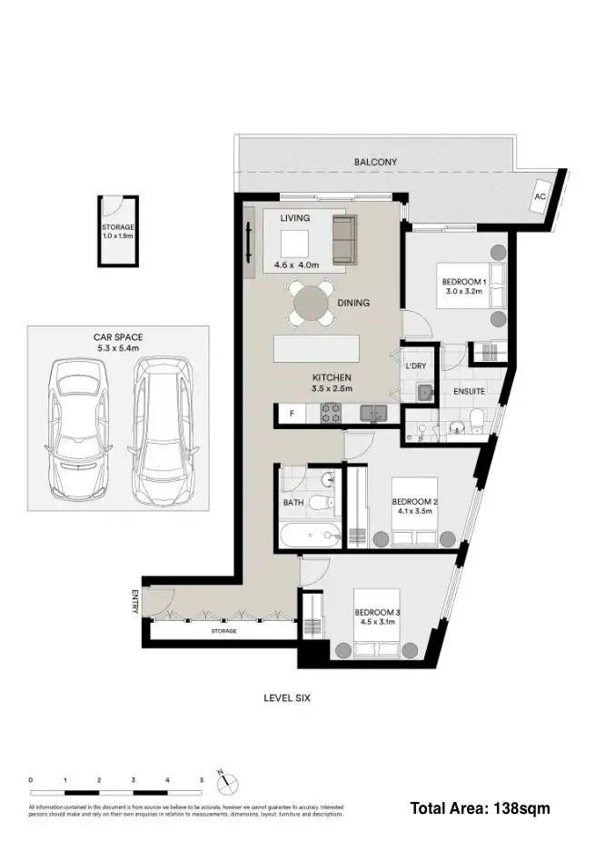 Floorplan of Homely apartment listing, 6028/219 Blaxland Road, Ryde NSW 2112