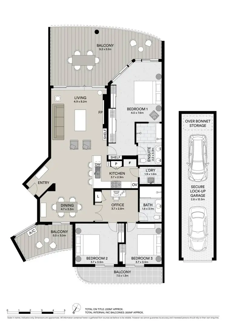 Floorplan of Homely unit listing, 44/29 Bennelong Parkway, Wentworth Point NSW 2127