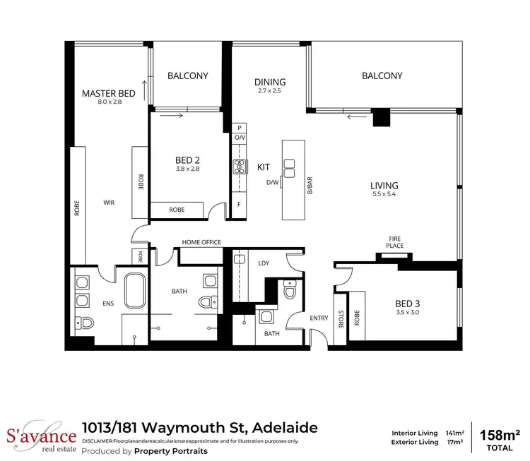 Floorplan of Homely apartment listing, 1013/181 Waymouth Street, Adelaide SA 5000