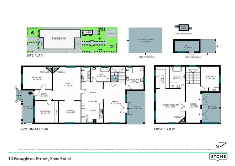 Floorplan of Homely house listing, 13 Broughton Street, Sans Souci NSW 2219