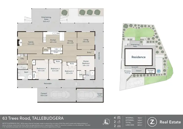 Floorplan of Homely house listing, 63 Trees Road, Tallebudgera QLD 4228