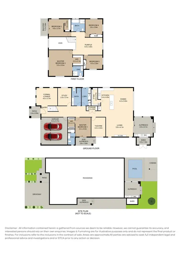Floorplan of Homely house listing, 52 Maidenhair Avenue, Denham Court NSW 2565