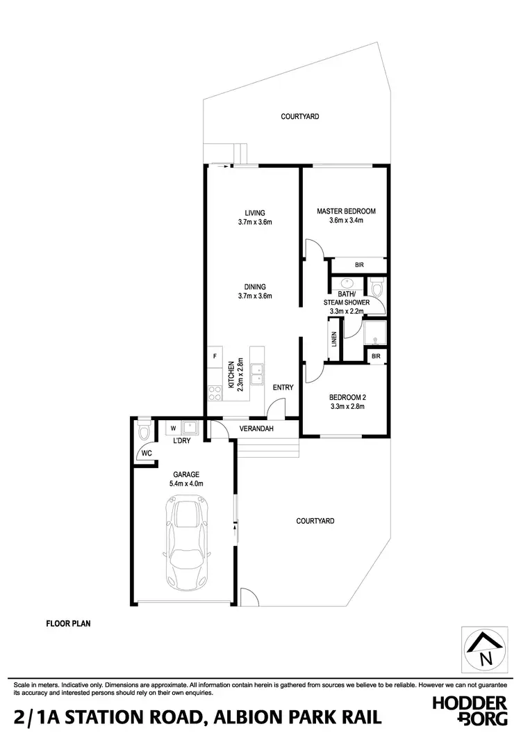 Floorplan of Homely villa listing, 2/1A Station Road, Albion Park Rail NSW 2527