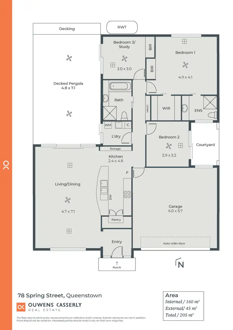 Floorplan of Homely house listing, 78 Spring Street, Queenstown SA 5014
