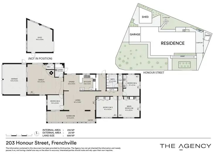 Floorplan of Homely house listing, 203 Honour Street, Frenchville QLD 4701