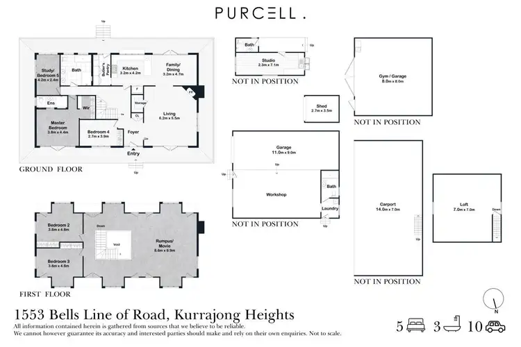Floorplan of Homely rural property listing, 1553 Bells Line Of Road, Kurrajong Heights NSW 2758