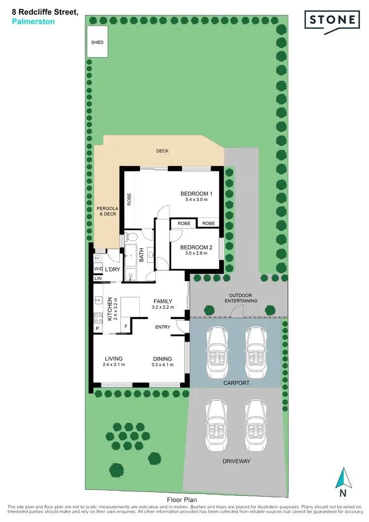 Floorplan of Homely house listing, 8 Redcliffe Street, Palmerston ACT 2913
