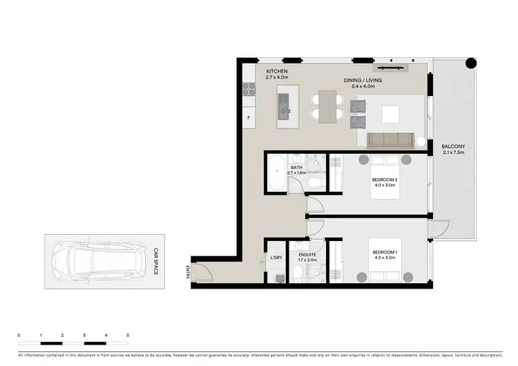 Floorplan of Homely apartment listing, 302/823-829 King Georges Road, South Hurstville NSW 2221
