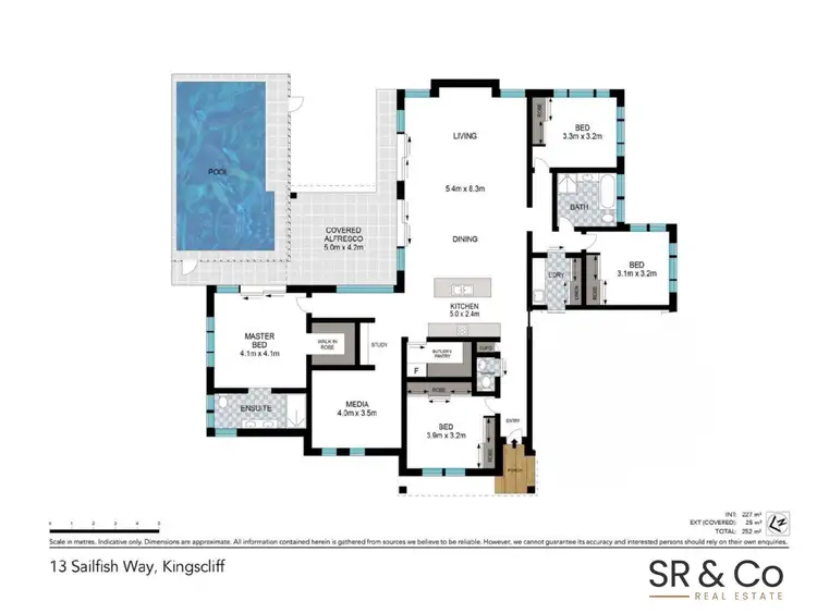 Floorplan of Homely house listing, 13 Sailfish Way, Kingscliff NSW 2487