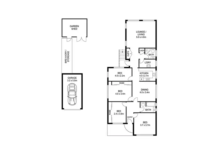 Floorplan of Homely house listing, 12 Alkoomie Street, Beverly Hills NSW 2209