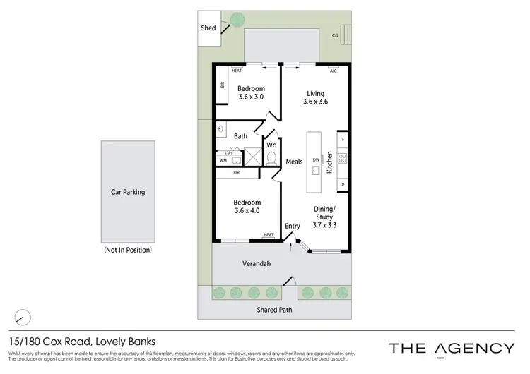 Floorplan of Homely unit listing, 15/180 Cox Road, Lovely Banks VIC 3213