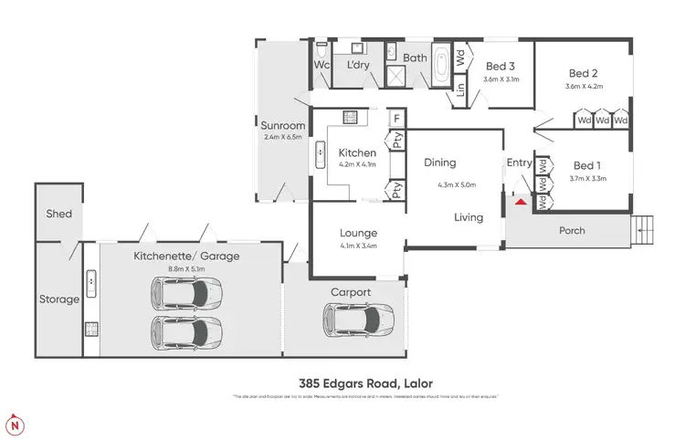 Floorplan of Homely house listing, 385 Edgars Road, Lalor VIC 3075