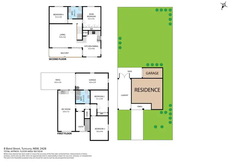 Floorplan of Homely house listing, 8 Baird Street, Tuncurry NSW 2428