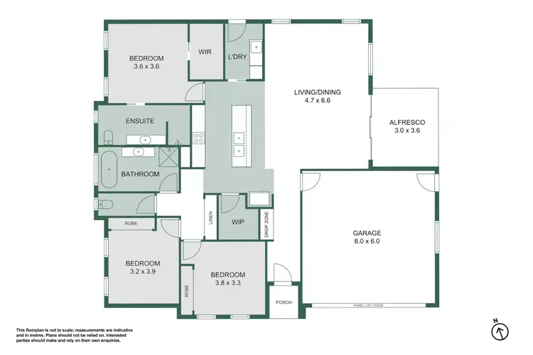 Floorplan of Homely unit listing, 8 Roto Street, Gobbagombalin NSW 2650