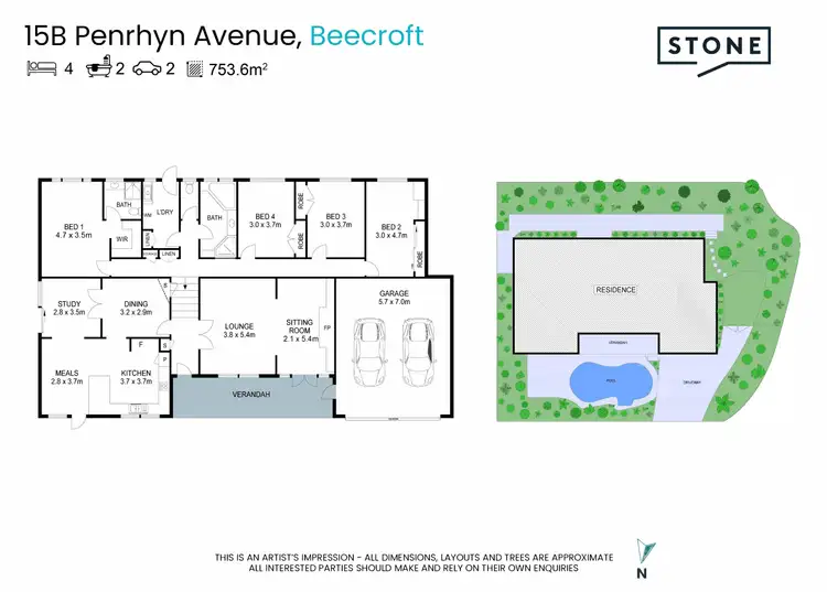 Floorplan of Homely house listing, 15B Penrhyn Avenue, Beecroft NSW 2119