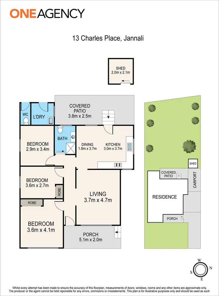 Floorplan of Homely house listing, 13 Charles Place, Jannali NSW 2226