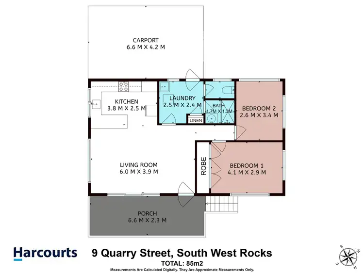 Floorplan of Homely house listing, 9 Quarry Street, South West Rocks NSW 2431