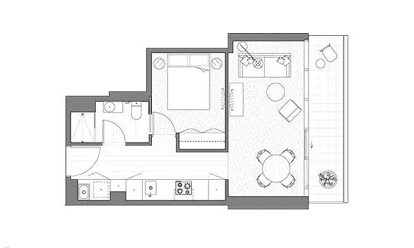 Floorplan of Homely apartment listing, 910/35 Albert Road, Melbourne VIC 3004