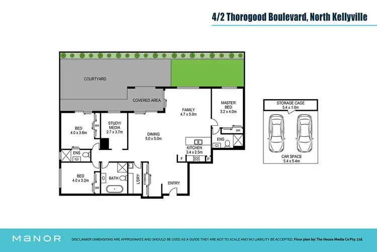 Floorplan of Homely apartment listing, 4/2 Thorogood Boulevard, North Kellyville NSW 2155