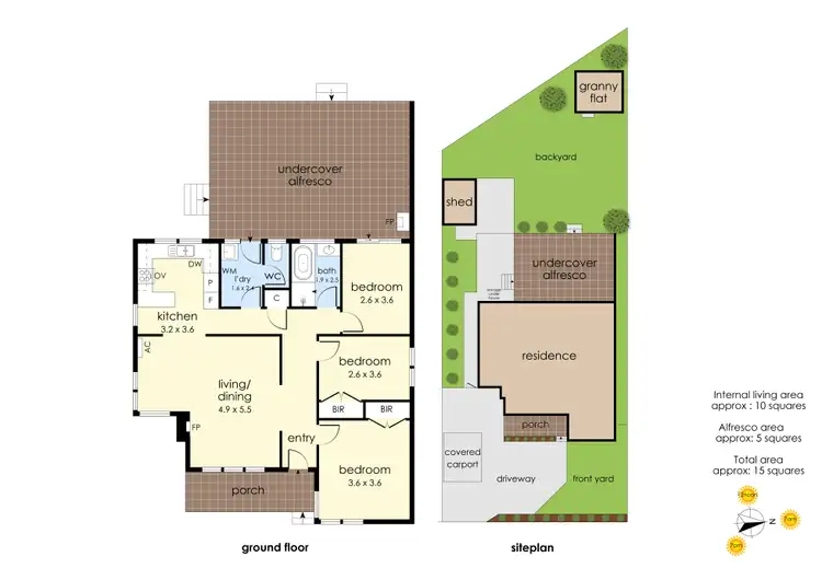 Floorplan of Homely house listing, 57 Woolston Drive, Frankston South VIC 3199