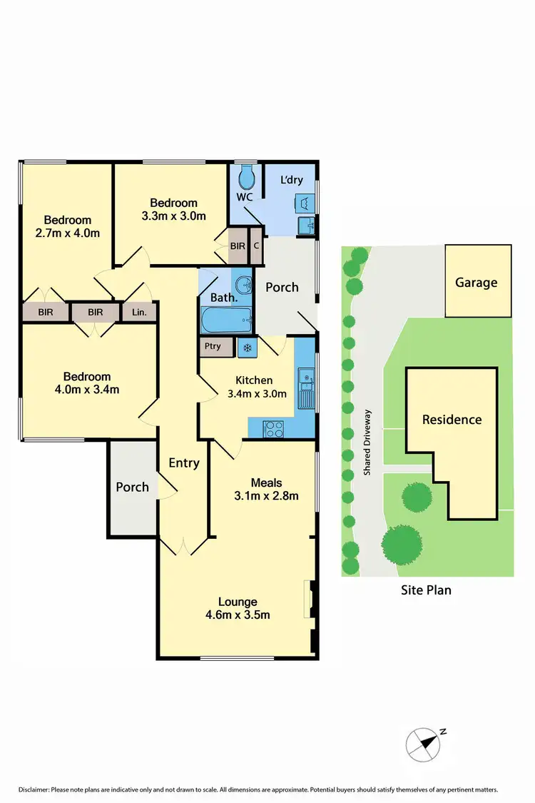 Floorplan of Homely unit listing, 11 Fenacre Street, Strathmore VIC 3041